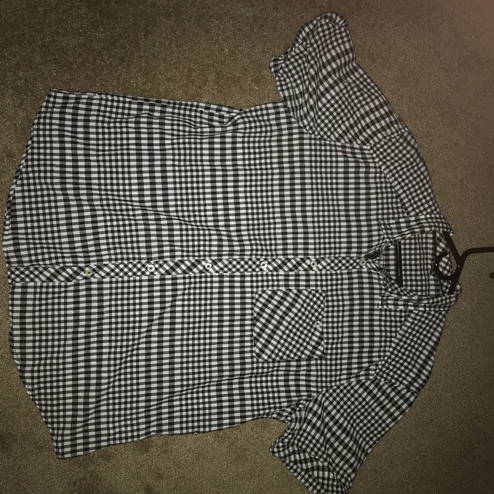 Black and White button up